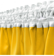 Függöny a redős szalagon Heaven sárga