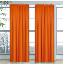 Függöny a redős szalagon Heaven narancssárga