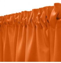 Függöny a redős szalagon Heaven narancssárga