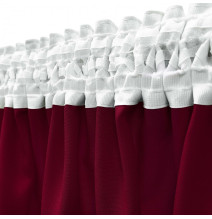 Függöny a redős szalagon Heaven bordeaux