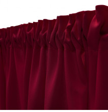 Függöny a redős szalagon Heaven bordeaux