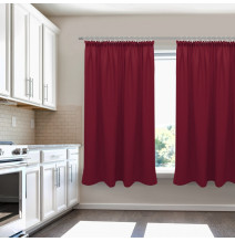 Függöny a redős szalagon Heaven bordeaux