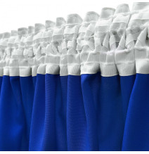 Függöny a redős szalagon Heaven ciánkék