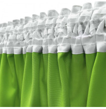 Függöny a redős szalagon Heaven világos zöld