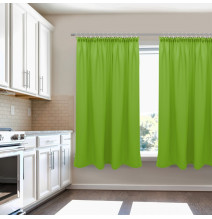 Függöny a redős szalagon Heaven világos zöld