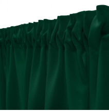 Függöny a redős szalagon Heaven sötétzöld