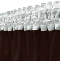 Függöny a redős szalagon Heaven sötétbarna