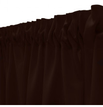 Függöny a redős szalagon Heaven sötétbarna