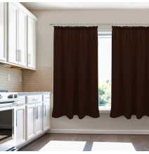 Függöny a redős szalagon Heaven sötétbarna