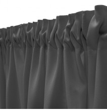 Függöny a redős szalagon Heaven sötét szürke