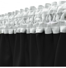 Függöny a redős szalagon Heaven fekete