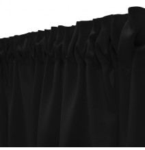 Függöny a redős szalagon Heaven fekete
