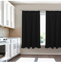 Függöny a redős szalagon Heaven fekete