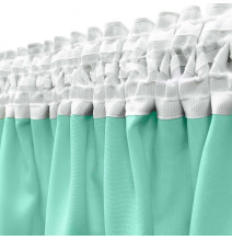 Függöny a redős szalagon Heaven pisztácia