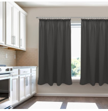 Függöny a redős szalagon Heaven grafit