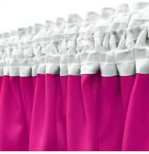 Függöny a redős szalagon Heaven sötét rózsaszín