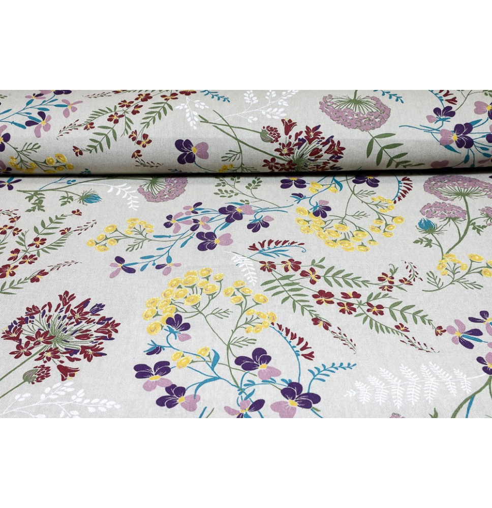 Anyag réti virágok, h. 140 cm