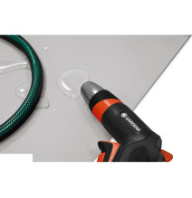 Kerti függöny a teraszon MIG03 világos szürke