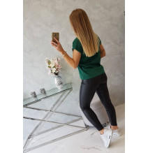 Női póló SHOPPING MY CARDIO sötétzöld MI65297