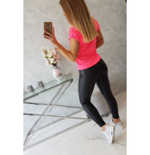 Női póló LIMITED EDITION neon rózsaszín+fekete MI65296