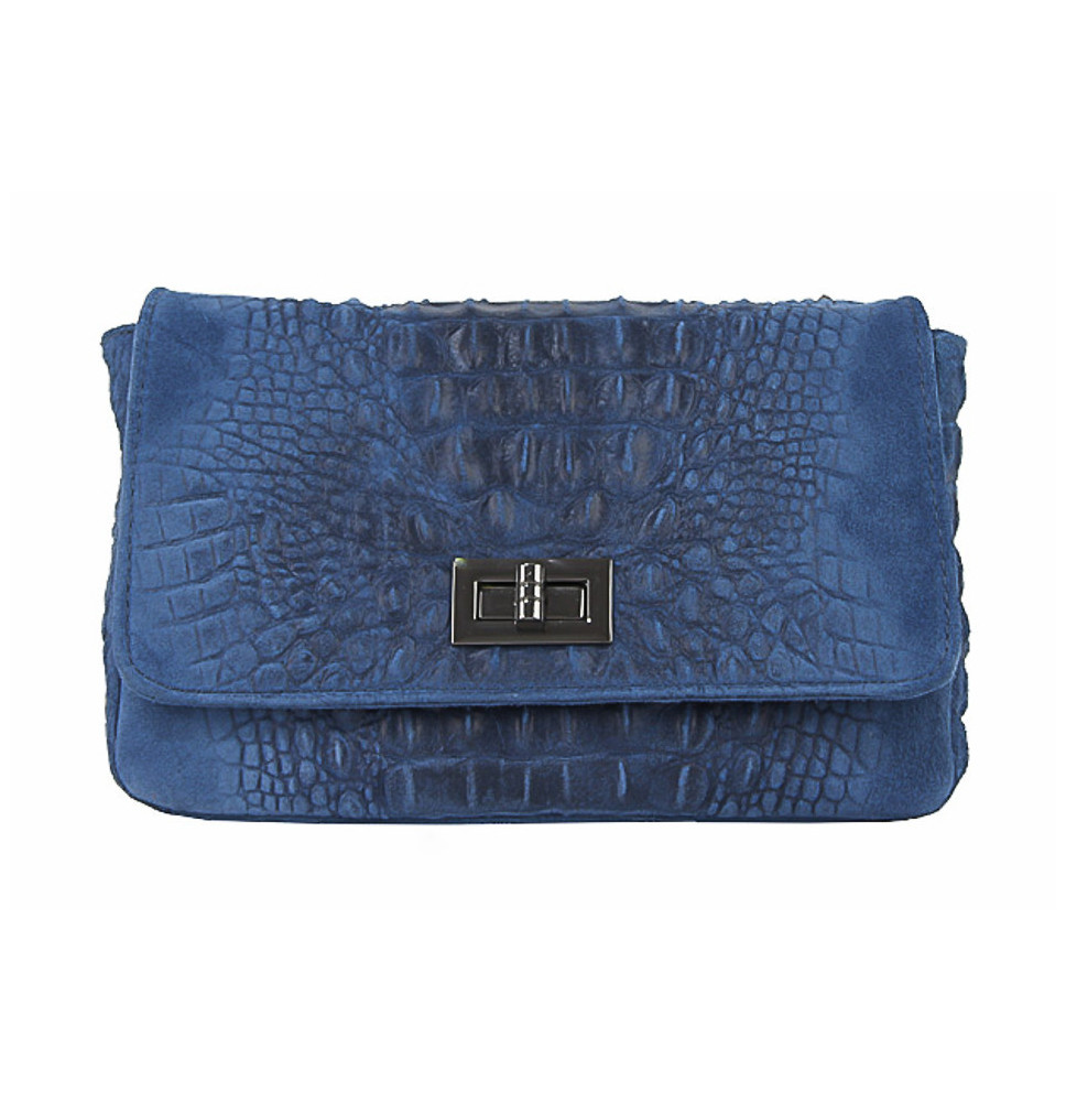 Olasz bőr kézitáska nyomtatott krokodil 439 farmer