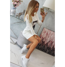 Női ruha nyomtatott formában Handle With krém