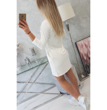 Női ruha macska grafika 3D krém