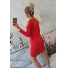 Női ruha Love piros