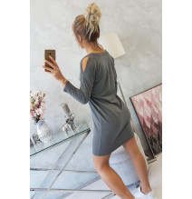 Női ruha Love grafit