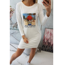 Női ruha Honey Girl krém