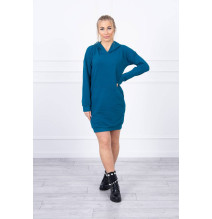 Ruha kapucnival MI67292 tenger színe