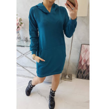 Ruha kapucnival MI67292 tenger színe