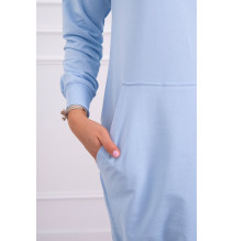 Ruha kapucnival MI67292 világoskék