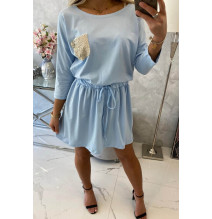 Ruha flitter zseb MI9004 égszínkék