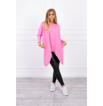 Női, megnövelt tunika MI8875 világos rózsaszín