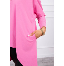 Női, megnövelt tunika MI8875 világos rózsaszín