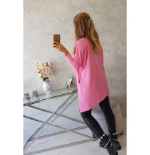 Női, megnövelt tunika MI8875 világos rózsaszín