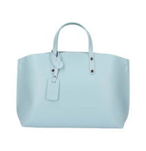 Sky blue bőr kézitáska 1417 KÉSZÜLT OLASZORSZÁGBAN