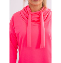 Nő tunika oversize MI0017 neon rózsaszín