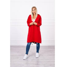 Kardigánt oversize MI0044 piros