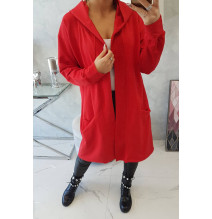 Kardigánt oversize MI0044 piros