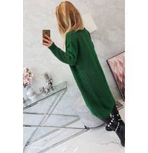 Női kardigán hosszú kardigán MI2019-2 zöld