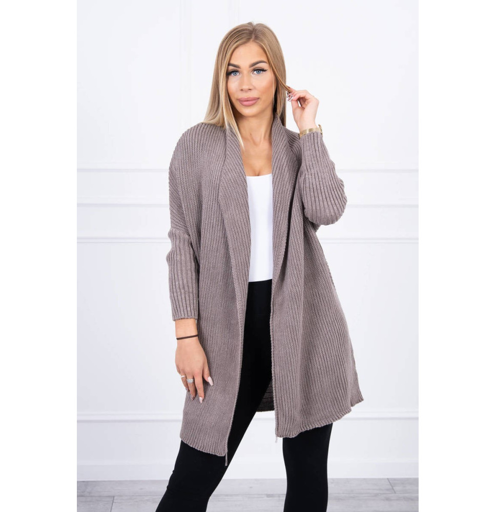 Női pulóver denevér típusú ujjakkal MI2019-13 cappuccino