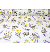 Pamut terítő Nyuszi 90x90 cm Made in Italy