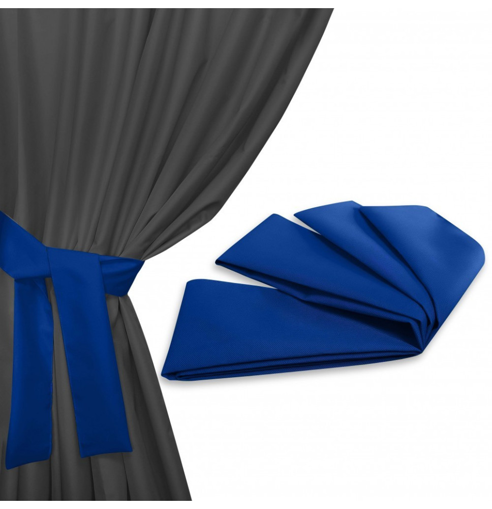 Szalag a kerti függöny rögzítéséhez 160x8 cm azúrkék