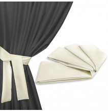 Szalag a kerti függöny rögzítéséhez 160x8 cm krém