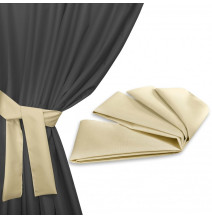 Szalag a kerti függöny rögzítéséhez 160x8 cm bézs