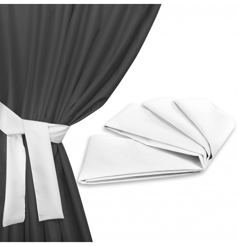 Szalag a kerti függöny rögzítéséhez 160x8 cm fehér