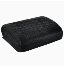 Bársony ágytakaró Luiz3 fekete new