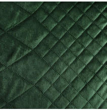 Bársony ágytakaró Luiz3 sötétzöld new